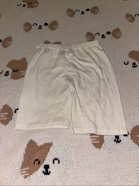 Other - Men's Cream Casual Elastic-Waist Shorts